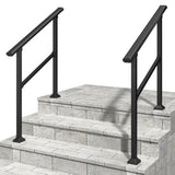 Hand Rails for Outdoor Steps, 2-3 Step Handrail 2 Pack T3210P298172