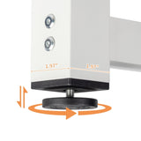 110cm Decent High Strength Wooden Computer Desk Gray 37157969