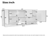 55 inch Wall-Mount 3-in-1 Mirror Cabinet with Adjustable Shelf, Soft-Closing Hinges, High-Quality N710P401336K