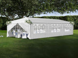 10x30ft Outdoor Pop Up Canopy, Portable Instant Canopy Tent with 8 Sidewalls for Outdoor Events 10270298