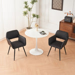 ZUN Dining Room Chairs, Kitchen Chairs, Upholstered Chairs, Living Room Chairs, Armrest, metal Legs, Set W1361P266649