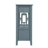 36'' Farmhouse Pine Wood Console Table Entry Sofa Table with 4 Drawers & 1 Storage Shelf for W120246660