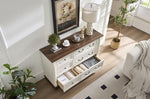 ZUN Farmhouse Style 6 Drawer Dresser Chest with Base Wooden Rustic Chest of Drawers, Storage Dresser W2393P252364