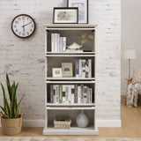 Glass display cabinet 4 Tier Glass Display Cabinet Storage Curio Cabinet with Flip up Glass Doors, W2275P206602