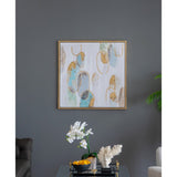 39.5" x 39.5" Modern Oil Painting, Square Framed Wall Art for Living Room Dining Room Office W2078130300