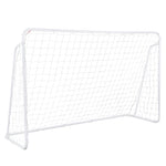 ZUN 8' x 5' Soccer Goal Training Set with Net Buckles Ground Nail Football Sports 12147701