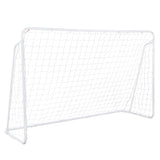 ZUN 8' x 5' Soccer Goal Training Set with Net Buckles Ground Nail Football Sports 12147701