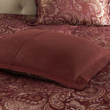 12 Piece Comforter Set with Cotton Bed Sheets Red Queen B035128826