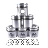 Pistons & Rings Kit For Dodge Ram 2500 3500 5.9L Cummins 24V 2004-2006 3966678 3970192 4089669 15670389
