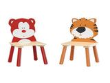 Kids Table and 2 Chairs Set, 3 Pieces Toddler Table and Chair Set, Wooden Activity Play Table Set 61497524
