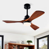 Hot sales 42 Inch Ceiling Fans with Lights and Remote, Outdoor Ceiling Fan for Patios with Light 3 W2991P334795