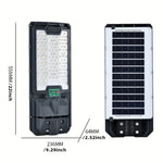 ZUN Solar Street Lights Outdoor, Parking Lot Lights with 109PCS LED Beads , IP65 Waterproof Solar Flood W1592P189983