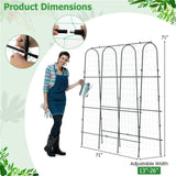 71" x 71" Garden Arched Trellis 23961450