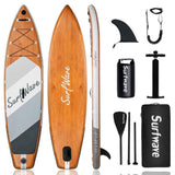 ZUN Inflatable Stand Up Paddle Board 11'x34"x6" With Accessories W1440P191001