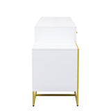 Makeup Vanity Set with Mirror , Dresser Table with Nightstand , with 4 Drawers W331P246722