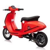 24V 250W Powerful Electric Scooter W/12" Air-Filled Tires,Hand Accelerator & Brake,Dual Rear W1578P297812