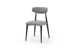 ZUN (Set of 6) Dining Chairs, Upholstered Chairs with Metal Legs for Kitchen Dining Room,Grey W876110773