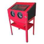 ZUN 60 Gallon Bench Top Air Sandblasting Cabinet Sandblaster Blast Large Cabinet Red 75207636