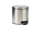 1.3 gal Stainless Steel Bathroom Wastebasket with Removable Liner 59295646