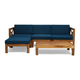ALCOVE LSHAPE SOFA SET,TEAK 63714.00DT
