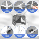 6.5x6.5FT Four Sides Portable Party Tent 69241973