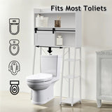 ZUN Over The Toilet Storage Cabinet Toilet Paper Stand, Mass-Storage Over Toilet Bathroom Organizer W2641P227421