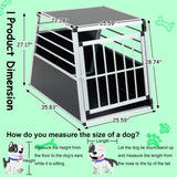 Aluminum Transport Box 35 25 27 in, Aluminum Car Transport Box Travel Transport Box for dogs and W2505P285912