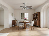 42" Ceiling Fan, Indoor Ceiling Fan With Light with Remote Control, Noiseless Reversible Motor, 6 W3775P464134