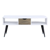 Halima White & Black Finish Coffee Table B2726P287756