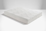 ZUN 10-inch California King Size Bed Mattress Gel-Infused Memory Foam Mattress, Firm, White, Mattress in B011P212251