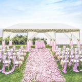 3*9m Non-Cloth PE Cloth Plastic Sprayed Iron Pipe Outdoor Party Tent White 71299651