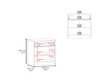 Wengue Kitchen Pantry in melamine with 2 doors and 1 drawer B062P290288