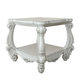 Bone White End Table with Bottom Shelf B062P189090