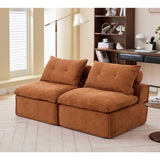 Modular Sofa,No Armrests,At will DIY,Soft Chenille Fabric,Neck W2108P261274