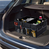 13 Gallon Car Trunk Organizer - 3 Compartments6 Pockets, 600D Oxford Fabric, Non-Slip Base, Black 07093189