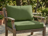 Noah Outdoor Club Chair Cushion Set, Seat Cushion and Back Cushion, Green N775P291454G