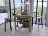 Brooklyn Kitchen Island, Three Concealed Shelves B128P148881