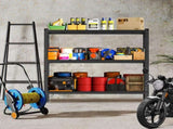 3-Tier Industrial Shelving Rack - 63in, Heavy Duty Steel Shelving Unit Adjustable, 67" W*19.7" 54506828
