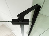 32-36"W X 72"H left and right opening universal pivot shower door, open outside, with 1/4" and 5/16" W2122P446434