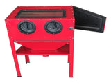 60 Gallon Bench Top Air Sandblasting Cabinet Sandblaster Blast Large Cabinet Red 75207636