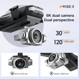 V14 Professional Drone 6K HD Dual Camera Wifi FPV Portable RC Quadcopter 2 BATTERY,Drones suitable 05857299