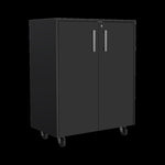 ZUN Lewis Storage Cabinet Base, Four Caster, Double Door Cabinet, Two Interior Shelves B128P148926