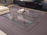 Square Tempered Glass Top 39.3*39.3 INCH Glass Table Top 3/8 INCH Thickness W1718P352256