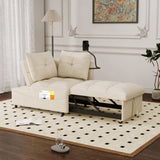 1 versatile foldable sofa bed in 3 lengths, modern sofa sofa sofa velvet pull-out bed, loveseat sofa W1825P246362