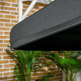 3-Seat Patio Swing Chair, Porch Swing Glider with Cushion, 3 Throw Pillows & Adjustable Canopy for W2225142468