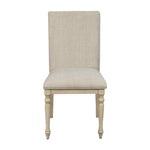 ZUN Upholstered Dining Chair with Turned Wood Legs Set of 2 B03548996