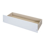 Twin Size Daybed Wood Bed with Two Drawers , White WF301864AAK