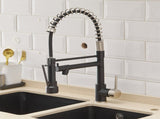 Commercial Kitchen Faucet with Pull Down Sprayer, Single Handle Single Lever Kitchen Sink Faucet W1932P172330