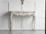 46" x 16.5" x 30" Slimline Whitewash Console Table, for Hallway Living Room Bedroom W2078P144747