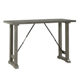 Light Gray Finish Counter Height Table Industrial Design Kitchen Dining Furniture 1pc B011P238919